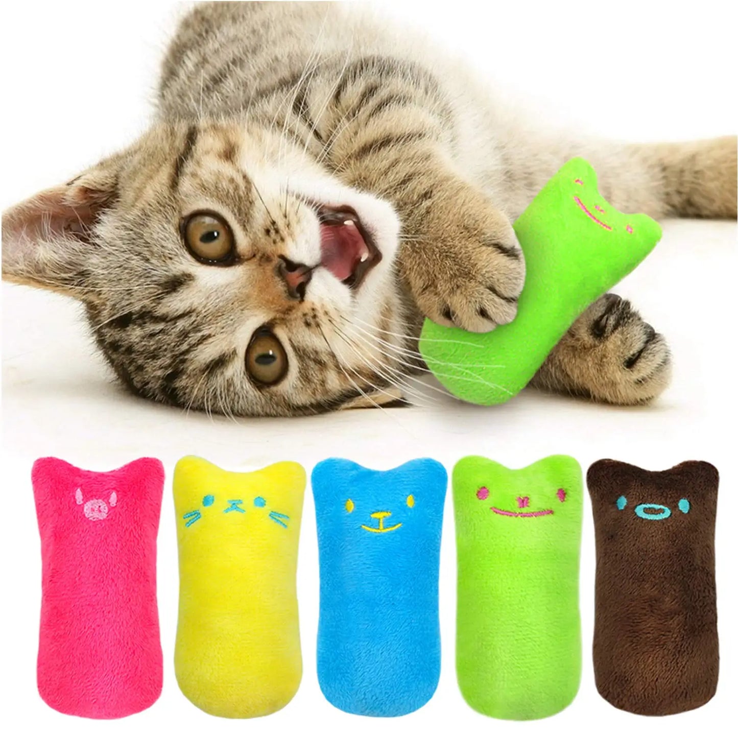 Mint Kitten Claws Thumb Pillow Pet Accessories