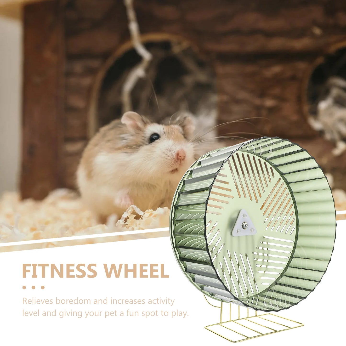 For Hamster Accessories Silent Exercise  Wheels Saucer Toy