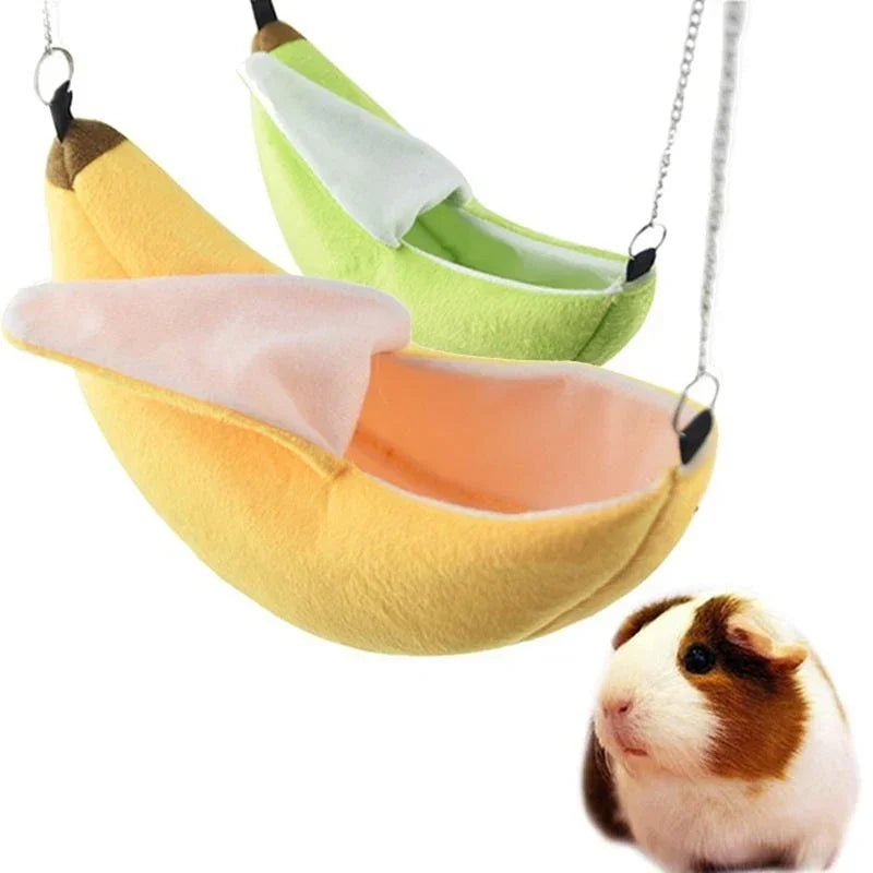 Hamster cotton nest banana Shape House Hammock Bunk Bed