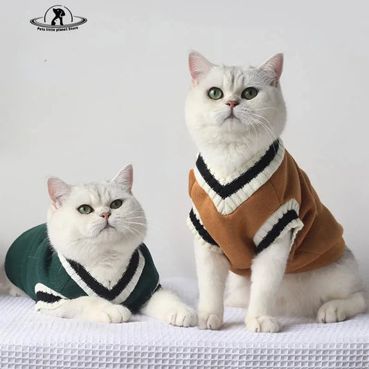 Cat and Dog Sweater Pullover Winter Pet Clothes