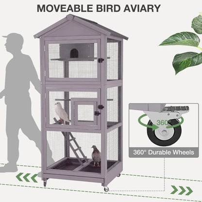 Large Bird Cage Outdoor Indoor Parakeet Cage