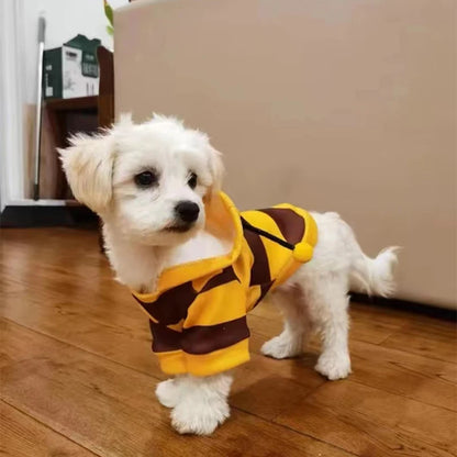 Bee Pet Puppy Coat Apparel Outfit Fleece Clothes