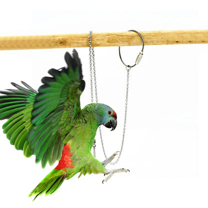 Pet Parrot Leg Ring - Bird Training Accessory