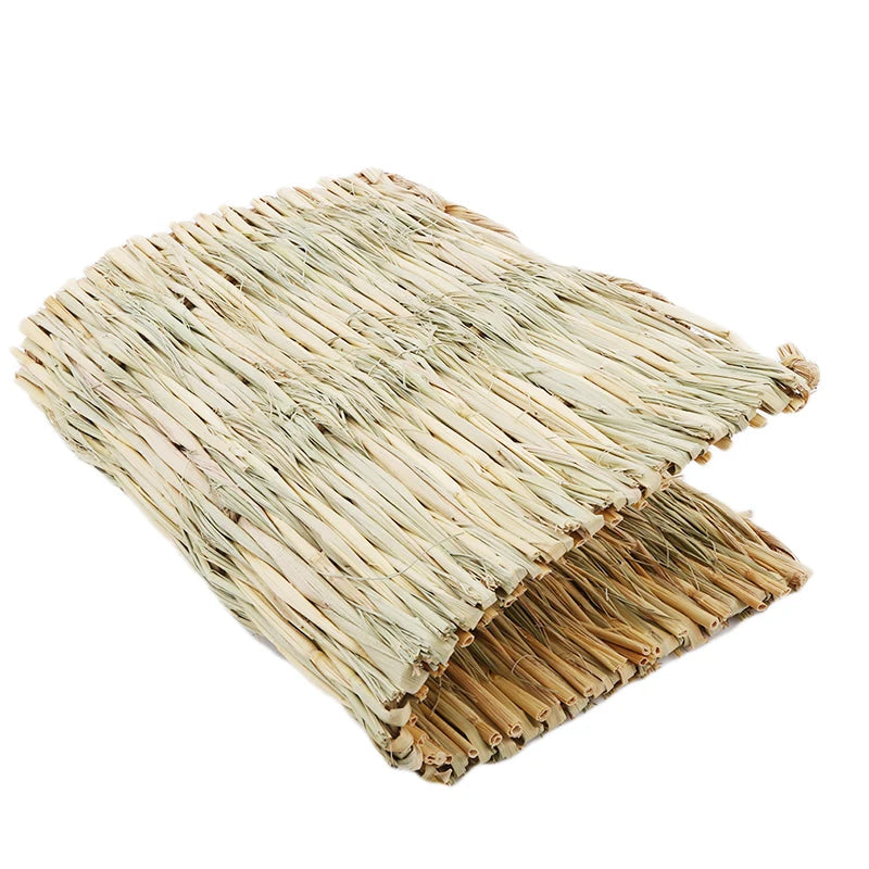 Rabbit Grass Chew Mat Small Animal Natural Soft Grass House