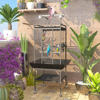 61'' Bird Cage Cages of Birds Accessories Bird Flight Cages