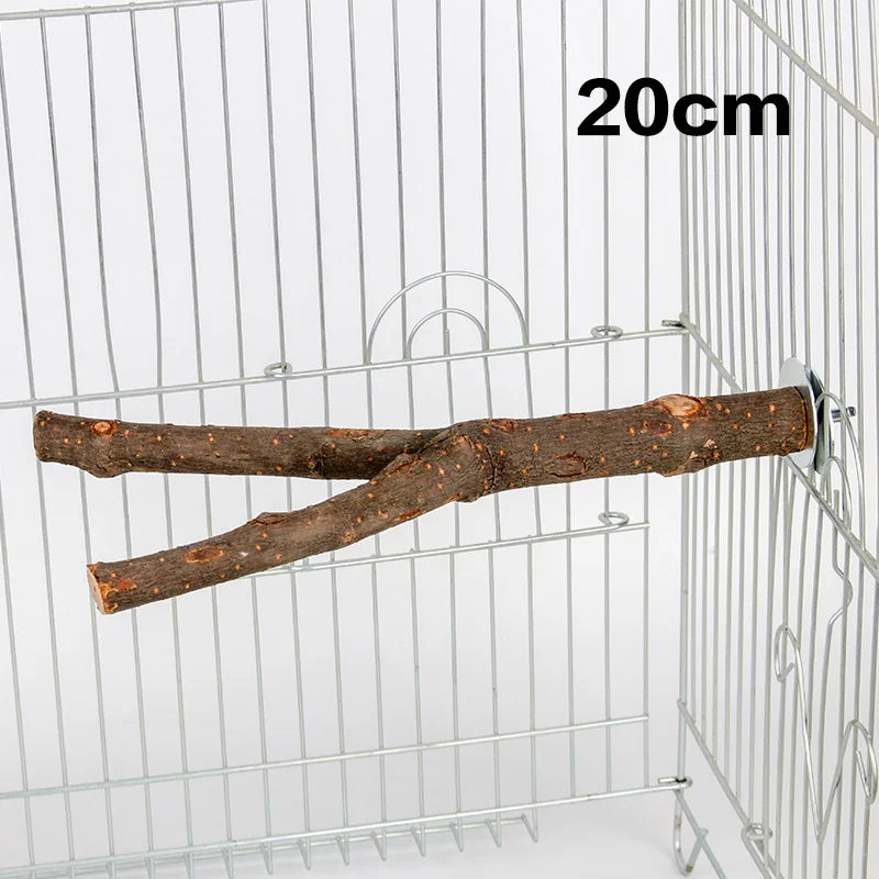 1pcs 15/20/30cm Birds Accessories Bird Cage Sticks Wooden