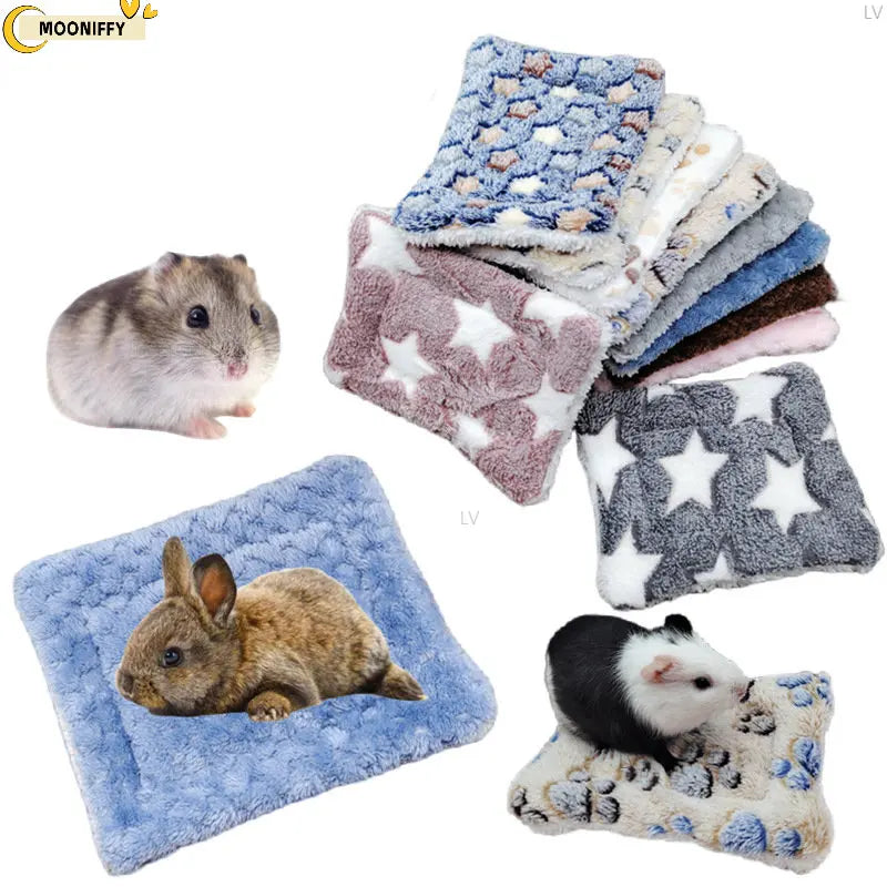 Guinea Pig Hamster Warm Mats Bed Hamster Sleep Pad Squirrel Hedgehog Soft Cushion