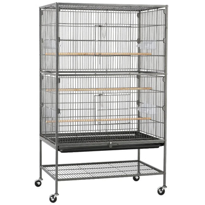 Metal  Large Rolling Bird Cage