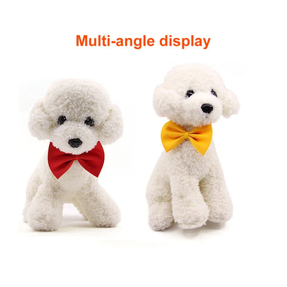 Dog Necklace Formal Necktie Adjustable Bow Tie Portable