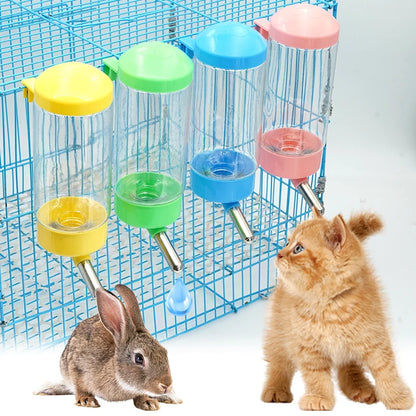 Pet Hamster Drinker Water Bottle Rabbit Hamster Automatic Feeding Device for Small Animals Supplies Pet Drinking Bottles