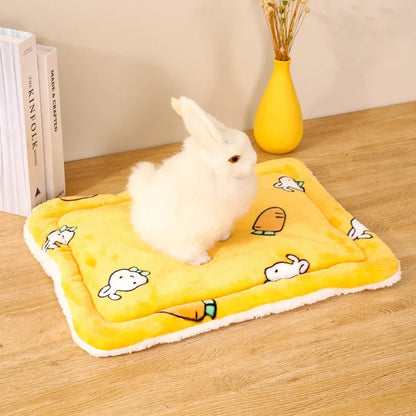 Rabbit Chinchilla Bed Mat House Nest Hamster Accessories Small Animal Guinea Pig Hamster Bed House Winter Warm Squirrel Hedgehog