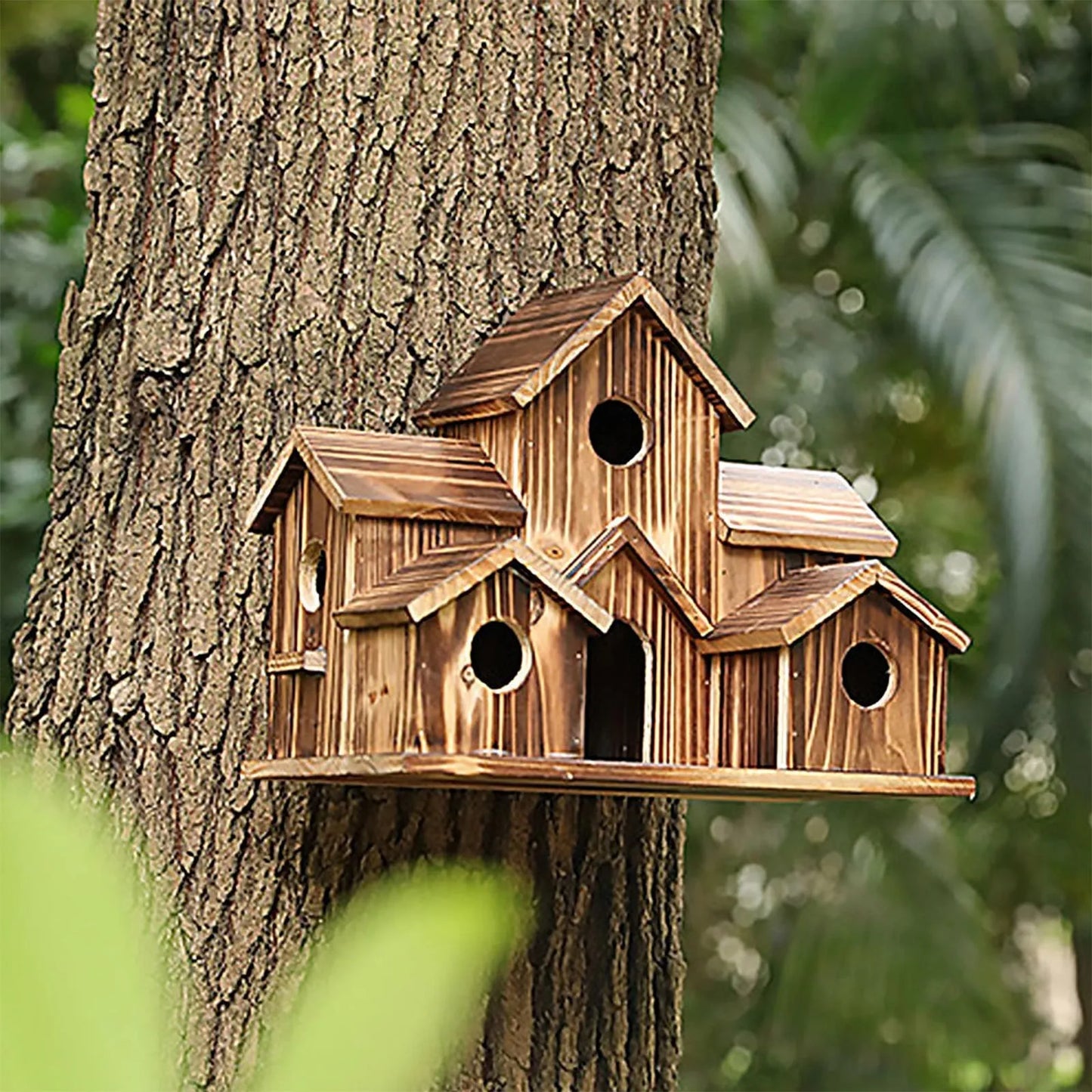 Wooden Bird House Breeding Cage Box