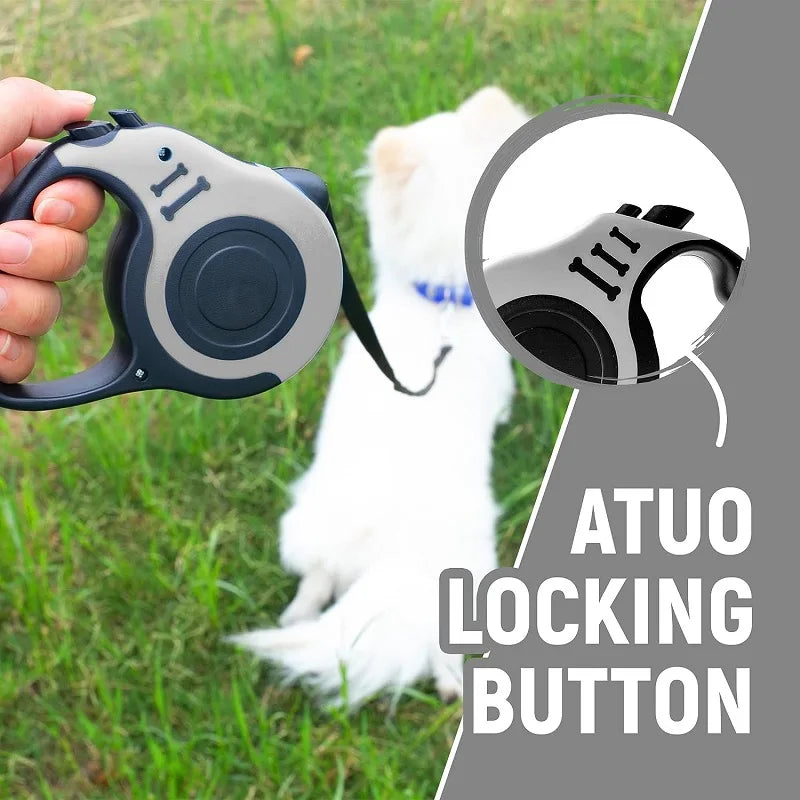 Durable Automatic Retractable Dog Leash - Ideal for Walking and Running