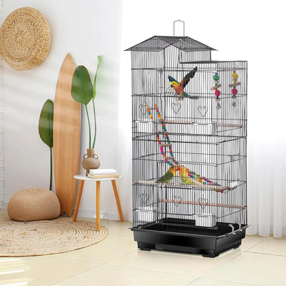 39-inch Roof Top Large Flight Parrot Bird Cage