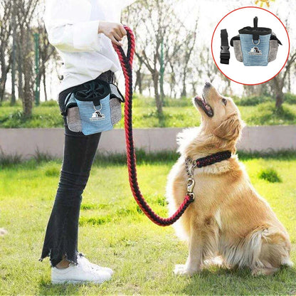 Portable Dog Training Bag with Detachable Snack Container