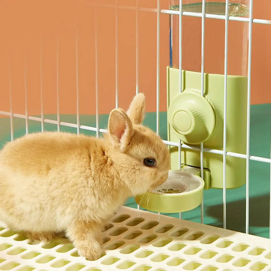 Water Dispenser Hanging Eco-friendly Small Pet Cage Water Holder Reusable Rabbit Feeder