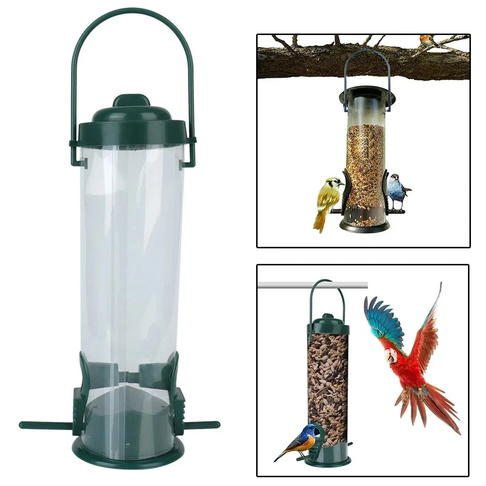 Wild Bird Seed Feeder Hanging Bird Tableware