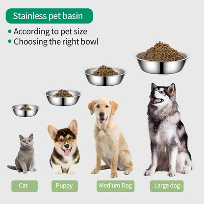 Stainless Steel Large Capacity Dog Bowl