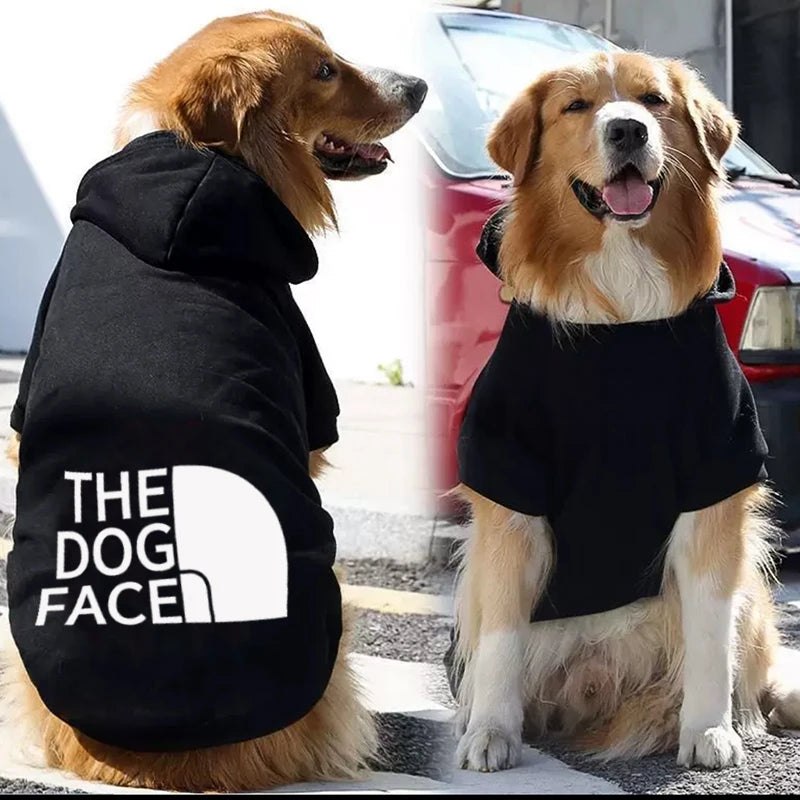 Pet Casual Hoodies, Dog Clothes, Large Dogs Coat.