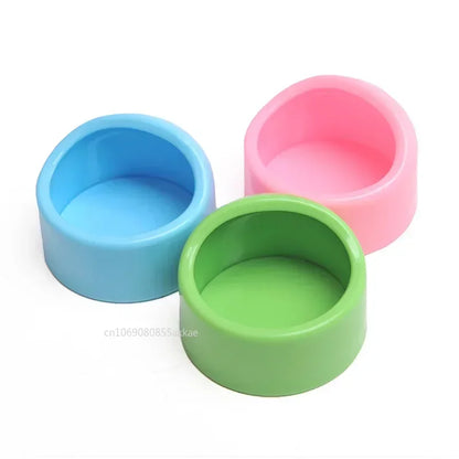 1PC Rabbit Feeding Bowl Imitation Ceramic Water Small Animal Food