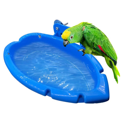 Bird Birdbath Tub Parrot Bath Supplies Bath Room Feeder