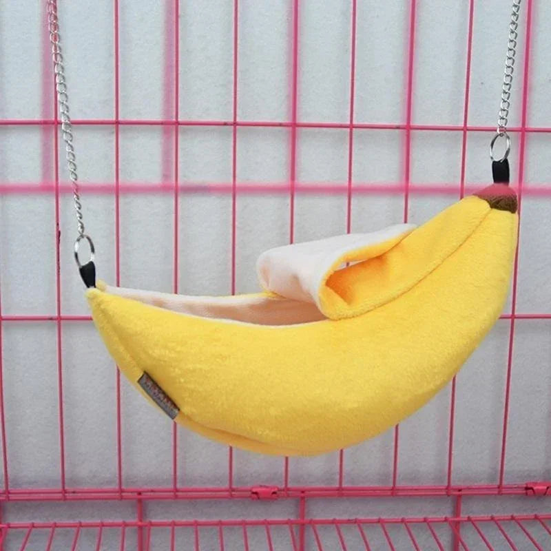 Hamster cotton nest banana Shape House Hammock Bunk Bed