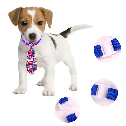 10pcs Easter Day Colorful Bows For Dog Pet