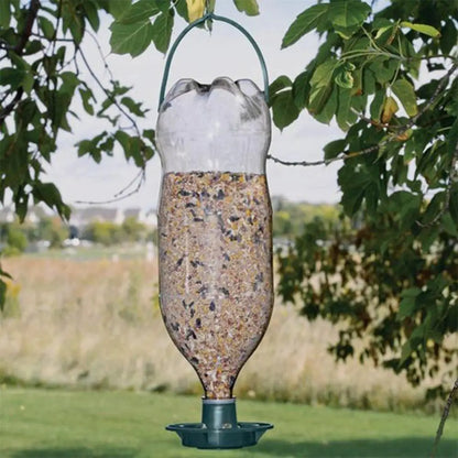 1 Pc  Hanging Soda Bottle Bird Feeder Automagical Feeding Outdoors