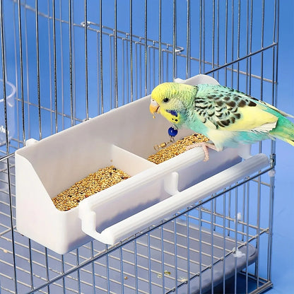 Parrot Bird Feeder Feeding Dish Easy Cleaning Parakeet Cockatiel Food Feeder