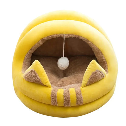 Cat Bed Deep Sleep Mat Basket - Cozy Cave for Small to Large Pets