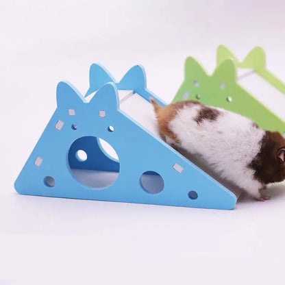 Bird Slide Toy Hamster Hideout House Parrot Cage Accessories