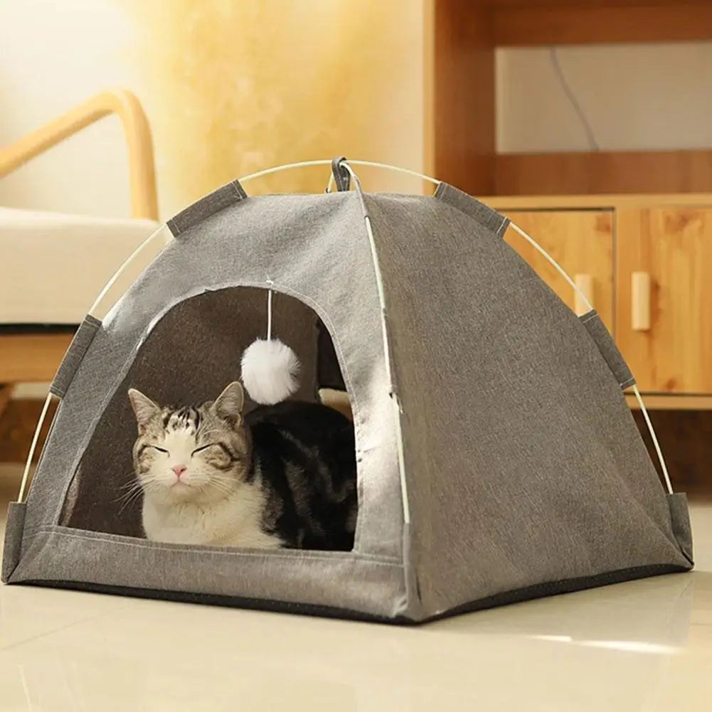 Cat Nest Tent Is Removable, Clean, Foldable, Portable And Easy To Store, Suitable For All Seasons And For Travel And Outings