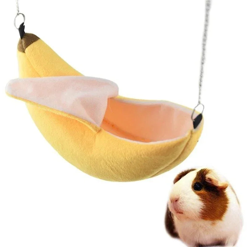 Hamster cotton nest banana Shape House Hammock Bunk Bed