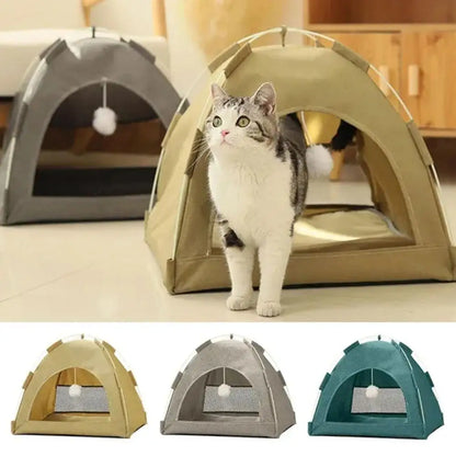 Cat Nest Tent Is Removable, Clean, Foldable, Portable And Easy To Store, Suitable For All Seasons And For Travel And Outings