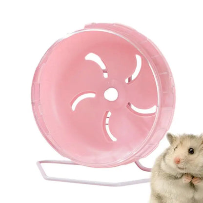 Small Hamster Sport Running Wheel Exercise Play Toys with Brackets Accessories