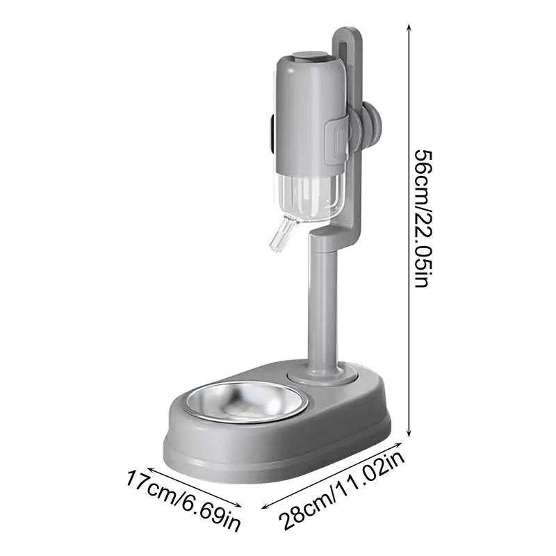 Pet Feeder and Automatic Water Dispenser