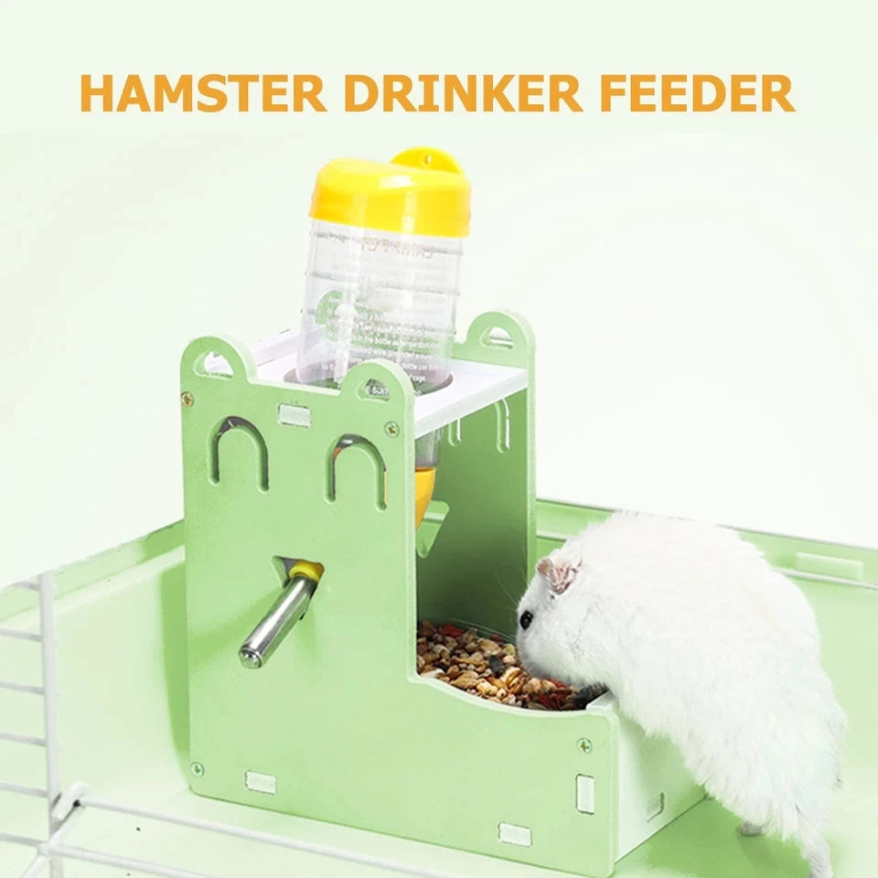 Durable Hamster Drinker Small Pet Bottle Holder Hamster Rabbit Food Feeder Cute Mini Water Feeding Pet Supplies