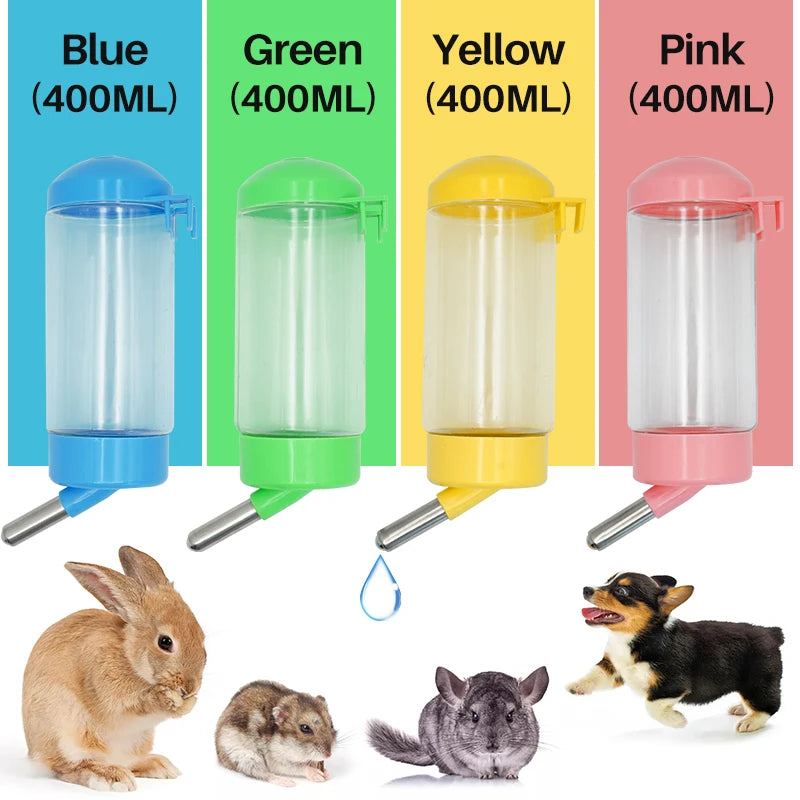 Pet Hamster Drinker Water Bottle Rabbit Hamster Automatic Feeding Device for Small Animals Supplies Pet Drinking Bottles