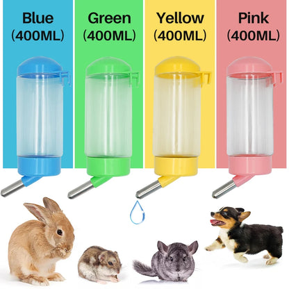 Pet Hamster Drinker Water Bottle Rabbit Hamster Automatic Feeding Device for Small Animals Supplies Pet Drinking Bottles