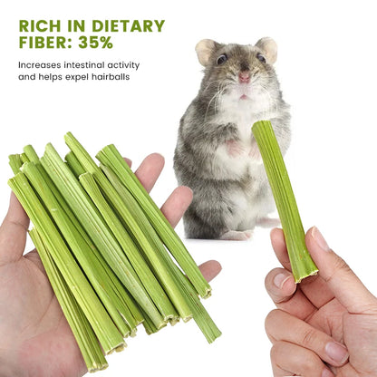 Rabbit Molar Papaya Stem Hamsters Chinchillas Rabbit Parrot Rat Guinea Pig Food Pet Supplies Teeth Treat Molar Chew Toy