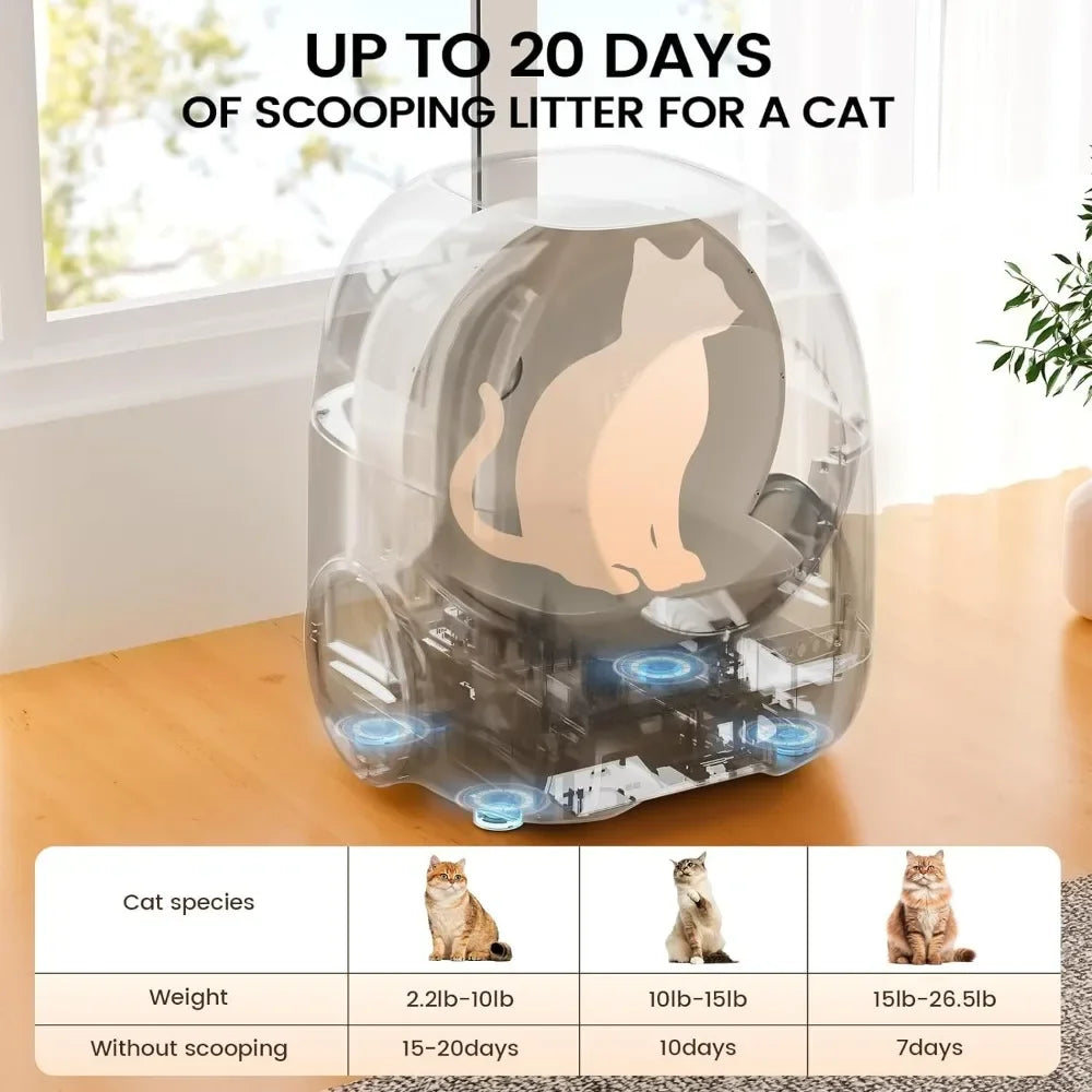 Self Cleaning Cat Litter Box Cats Pet Products Automatic Toilet