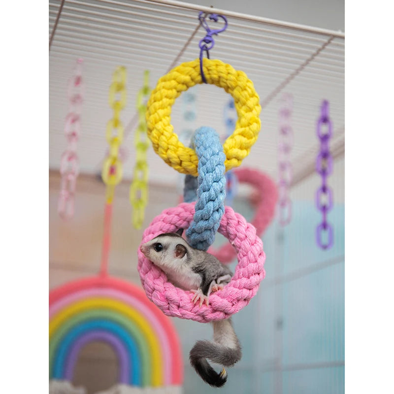 Hamster Climbing Rope Toys