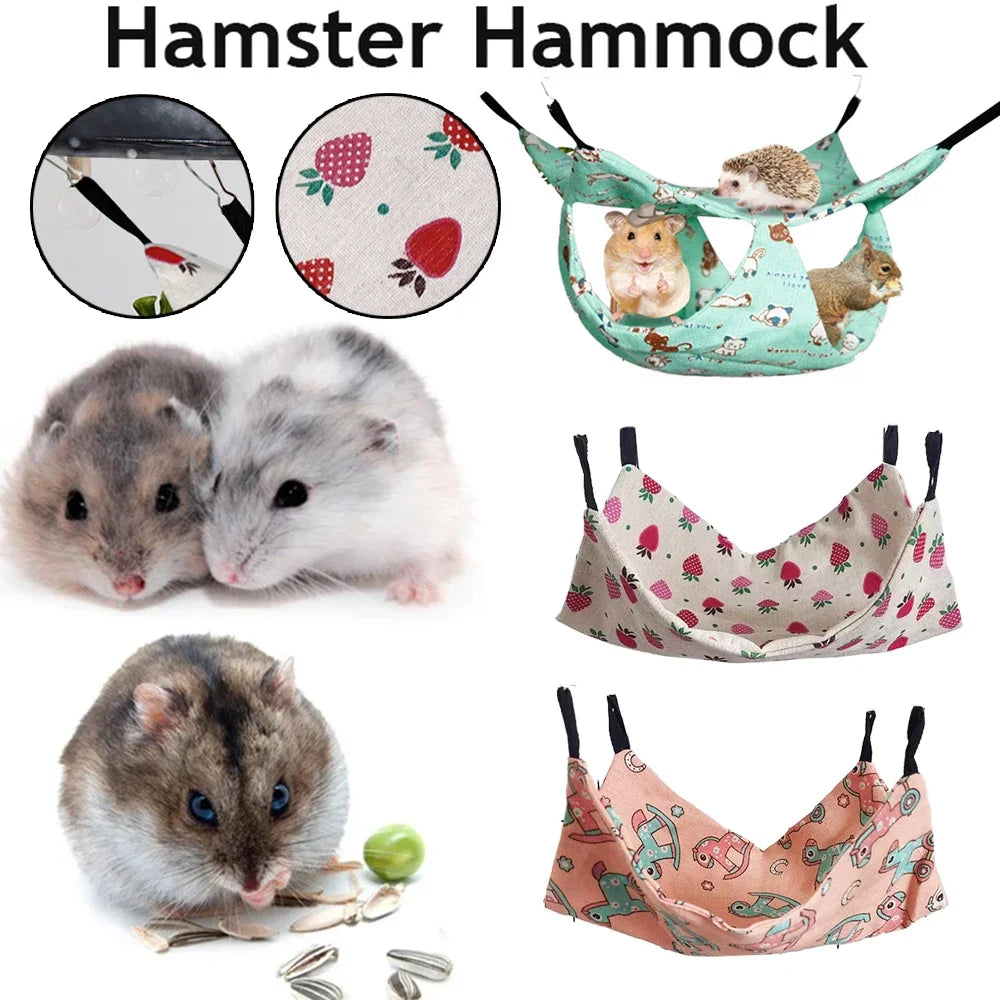 Pets Hammock Cotton Hamster Mouse Hanging Bed Small Pet Hamster