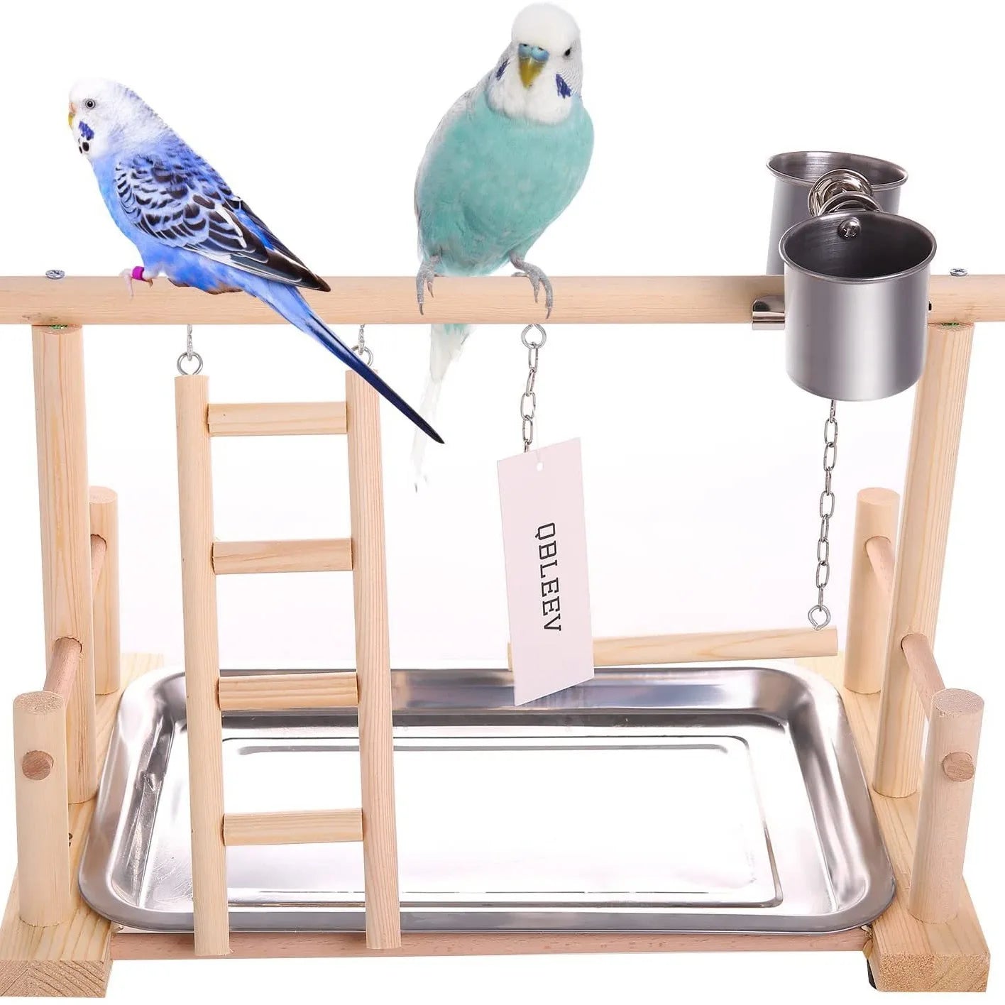 Solid wood parrot stand, bird training stand, toy supplies, desktop training stand