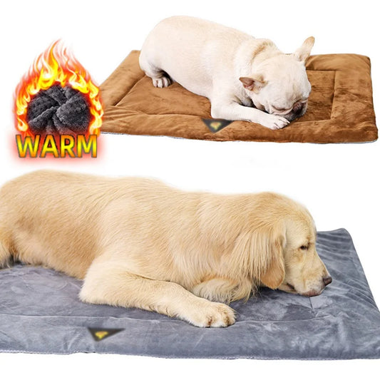 Self-Heating Dog and Cat Bed Blanket for Winter Warmth