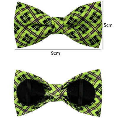 50/100Pcs Halloween Plaid Dog Supplies Sliding Dog Bow Tie Pets Dog Bowties