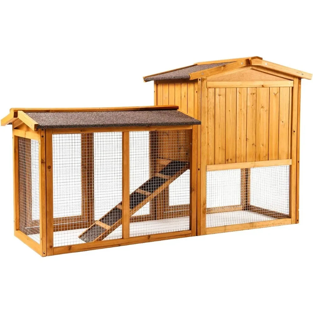 Chicken Coop Large Wooden Outdoor Cage