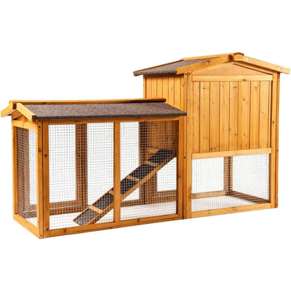 Chicken Coop Large Wooden Outdoor Cage