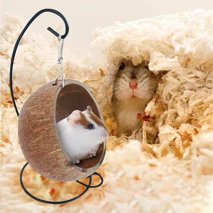 Hamster Hideout Natural Coconut Hamster Hideout