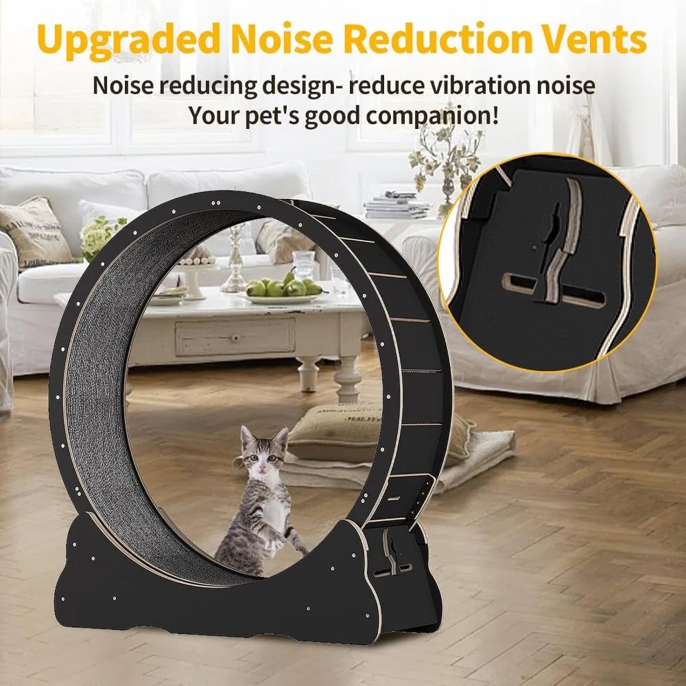 Accessories for Cats Cat Wheel Cat Exercise Wheel for Indoor Cat Pulsive and Training